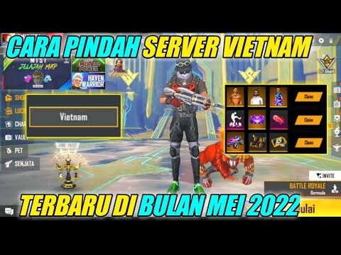 CARA PINDAH/MASUK SERVER LUAR NEGERI FF BRAZIL TERBARU 2022 100% WORK GANTI SERVER