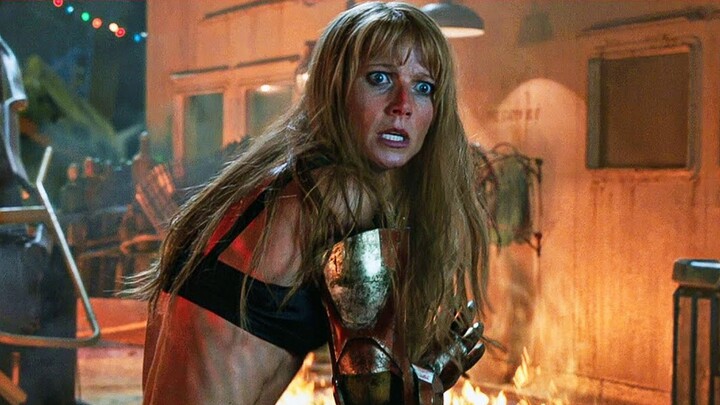 [Marvel/4k HD] Pepper is really spicy! The flame man, who Iron Man can't beat, can't survive three rounds under her hands!