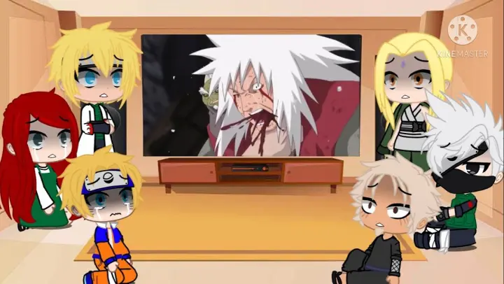 ✨Minato, Kushina, Naruto, Kakashi, Tsunade e Hiruzen reagindo ao Jiraiya✨