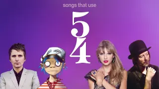 Songs that use 5/4 time
