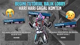 SOLO VS SQUAD TOTAL KILL 36!! TUTORIAL BALIK LOBBY 🗿 HARI HARI GAGAL KONTEN 💔 - FREE FIRE INDONESIA