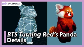 EXCLUSIVE: BTS Turning Red’s Panda Details | Disney Pixar