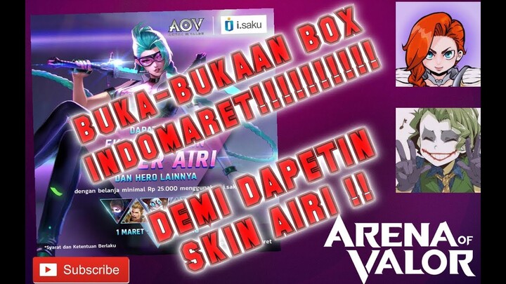 AOV INDONESIA - BERIKAN HAMBA SKIN AIRI WOY INDOMARET!! - BEBEK GAMING