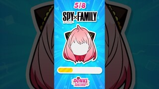 Guess the hair of the Spy x Family characters 🕵️🤔 #anime #shorts