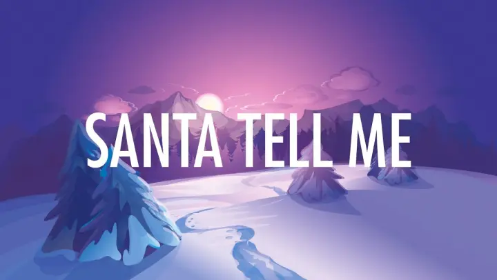 Ariana Grande – Santa Tell Me (Lyrics) 🎵
