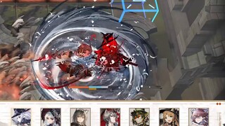 All Ground Six-Star Operators VS Raid-School Officer, Blade of Fire [Arknights]