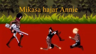 MIKASA VS ANNIE #2 - ANIMASI TERBARU