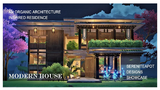 GENSHIN IMPACT - MODERN ORGANIC HOUSE DESIGN