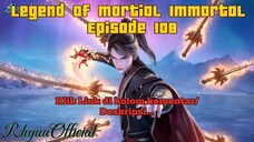 Legend Of Martial Immortal Episode 108