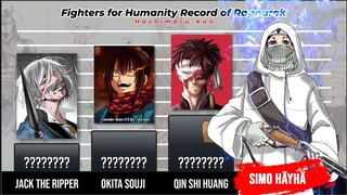 13 Fighters + 1 Traitor for Humanity Power Level 🔥 Shuumatsu no Valkyrie: Record of Ragnarok