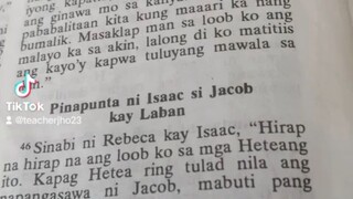 Pang Araw Araw na Talata.                                   Genesis 27:46