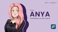 Fanart ANYA versi DEWASA 😍 || Timelapse on Ibis Paint || Spy x Family