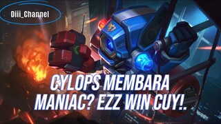 GAMEPLAY||BUILD CYLOPS (AUTO MANIAC)||MLBB