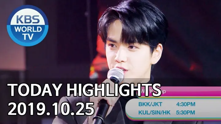 October 25 - Jeong Sewoon, Young Hoon, Cha Ni & Hyunsuk, and more [Today Highlights]