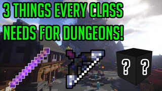 Hypixel Skyblock Guide: 3 things EVERY class NEEDS for DUNGEONS!