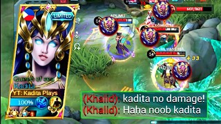 KADITA BEST BUILD TO COUNTER ATHENA SHIELD IN MYTHIC RANK!! 😱 | MLBB