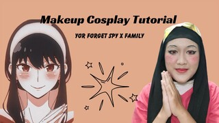 Makeup cosplay "yor forget spy x family", next apa ya? ini gagal😢❌