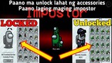 Paano ma Unlock ALL Accessories at Paano Laging maging IMPOSTOR Tricks sa Among Us TUTORIALS