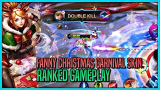 Fanny Christmas Carnival New Skin! | Ranked Gameplay | MLBB
