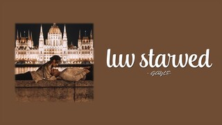 GAYLE - luv starved (Lyrics)