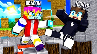 AKU DITANTANG PARKOUR MINECRAFT SAMA SUBSCRIBERS! w/ @NightD24