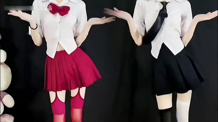 Goyangan ganda anak sekolah JK