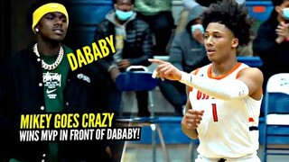 Mikey Williams Goes CRAZY In Front of DABABY & Wins MVP!! Mikey Coming For That #1 SPOT!!