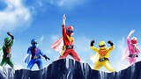 【Tokusatsu MAD】All five of them! Goranger "Himitsu Sentai Goranger Ending Theme Song ED1 MV Himitsu 