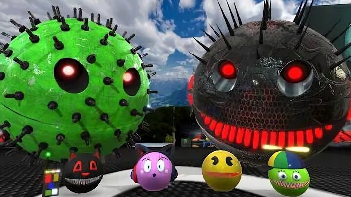 [Pac Man] Robot Pac Man VS Monster Pac Man EP 3