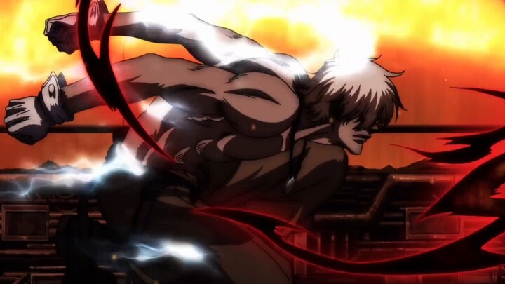 [Anime] [HELLSING] [AMV] Pertarungan Intens Manusia Serigala