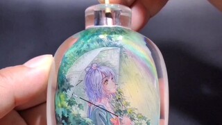 Anime yang ingin ditonton temanmu ada di sini! Karya ini dilukis oleh Luo Tianyi atas permintaan ban