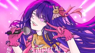 Kanpeki no Idol! Fanart Ai Hoshino dari oshi no ko w/ Ibis Paint