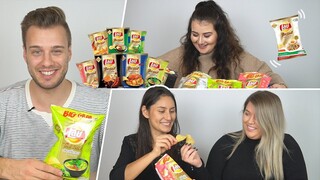 Lay's Thai Taste 8 Flavors!! | Foreigners try Thai Snacks EP.5