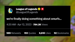 Riot FINALLY responds to smurfing