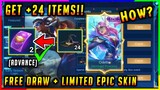 NEW!! HOW TO DRAW FREE LIMITED EPIC SKIN! GET FREE TICKETS IN PARTY BOX EVENT - MLBB