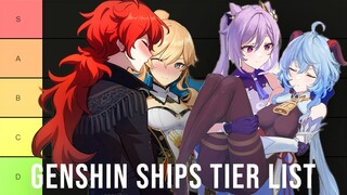 GENSHIN IMPACT SHIPS TIER LIST