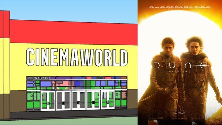 Opening to Dune Part 2 at CinemaWorld 18-Plex (2024-03-01)