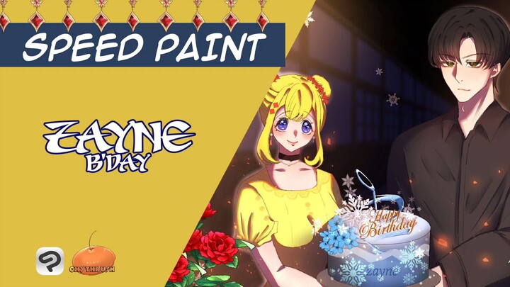 SPEED PAINT | Zayne B'day (Loveanddeepspace)