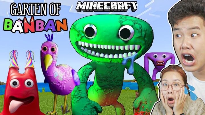 Minecraft Nhưng bqThanh và Ốc Gặp Quái Vật Trường Mẫu Giáo Trong Garten of Banban ??!