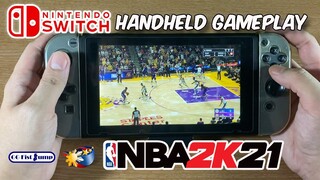 NBA 2K21 on Nintendo Switch ! Handheld Gameplay