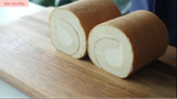 Thư giãn cùng món Nhật : Swiss roll cake with cream cheese 6 #videonauan