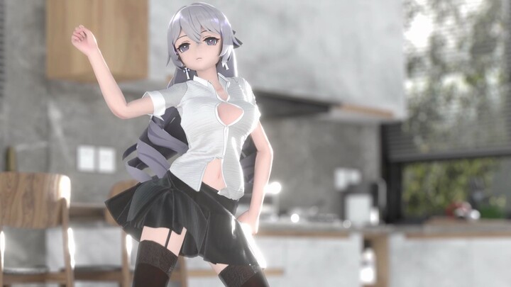 [MMD/4K/Fabric] Hmm....Is the clothes getting smaller?