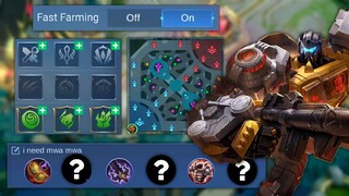 ROGER JUNGLE ROTATION IN NEW UPDATE!?!(FAST FARMING) + BUILD REVEAL | MLBB