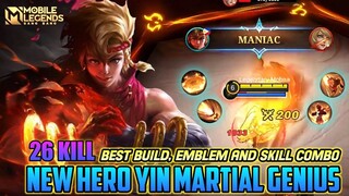 Yin Mobile Legends , Yin Gameplay Best Build And Skill Combo - Mobile Legends Bang Bang