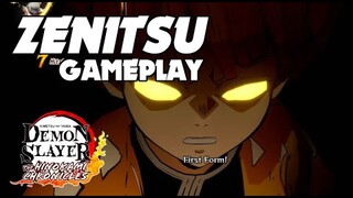 Zenitsu Gameplay | Demon Slayer Kimetsu No Yaiba Hinokami Chronicles Gameplay #Zenitsu #DemonSlayer