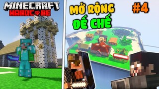 Minecraft: Đế chế bầu trời tập 4 mở rộng 2 đế chế và chống trả khỏi lũ zombie trong sinh tồn