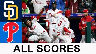 All Score - San Diego Padres vs. Philadelphia Phillies (10/22/22) NLCS Game 4 | MLB Highlights