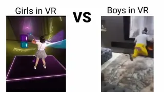 Girls Vs Boys in VR