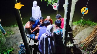 PRANK POCONG ANAK PASANTREN BANGUNIN SHOLAT SUBUH LUCU #20