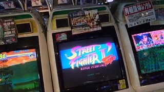 Capcom games in Arcade game center in Japan!!!
